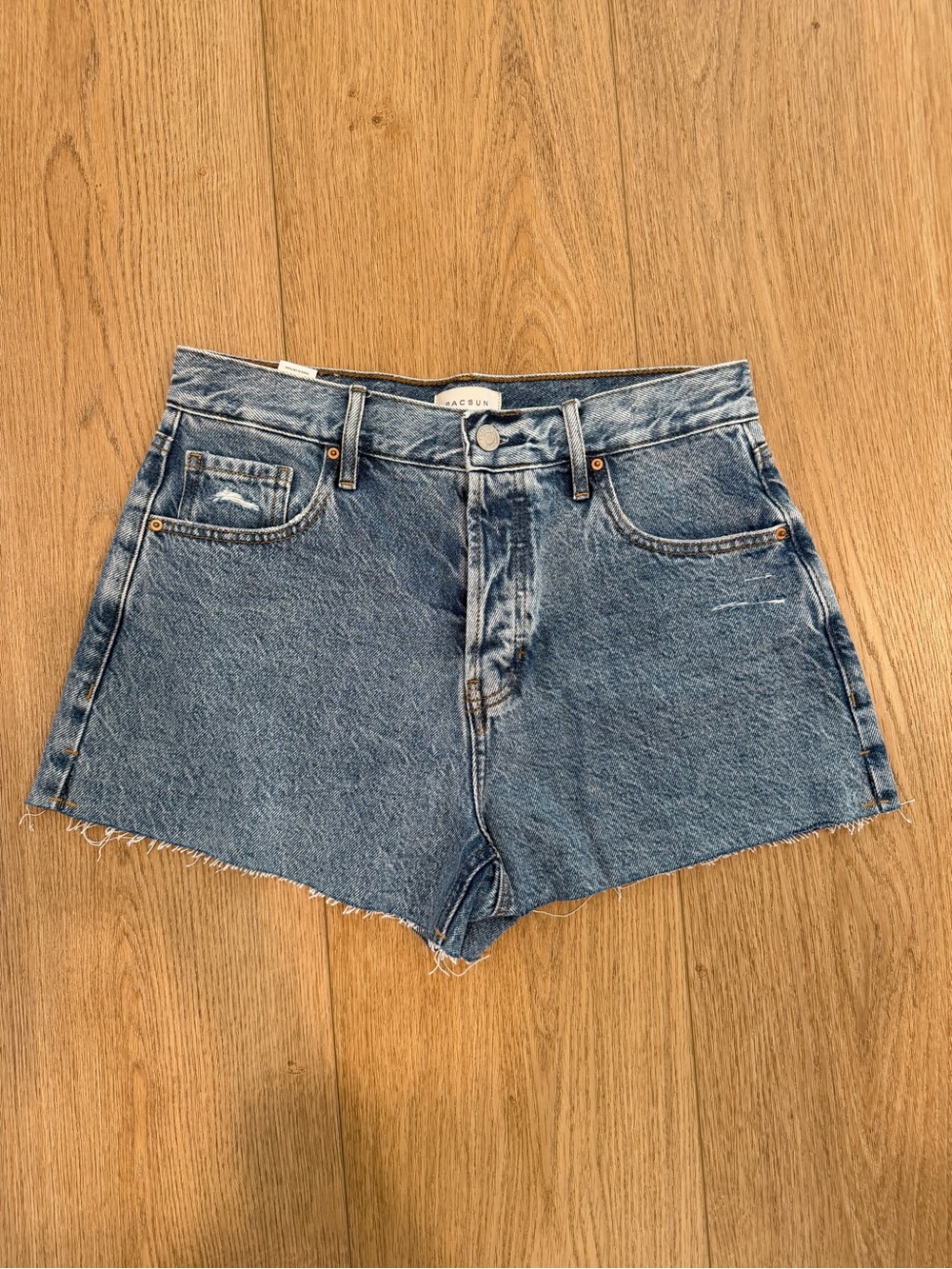 PacSun Women High-Rise Relaxed Denim Cutoff Shorts 27 NWOT